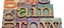 give, gain and grow