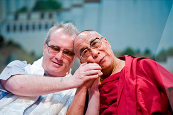 Richard Moore and Dalai Lama