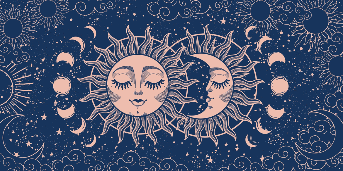 sun and moon